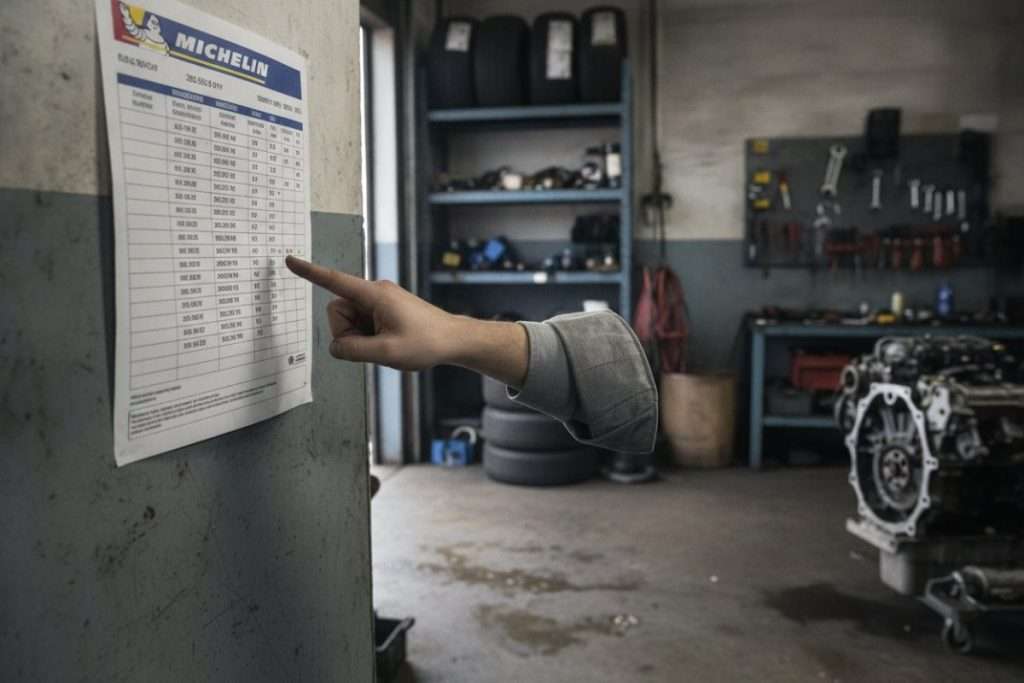Tableau de taille Michelin Easy Grip