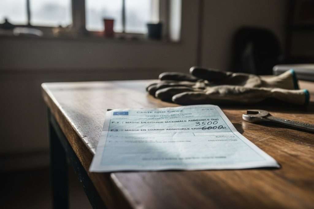 Carte grise F2 : le PTAC, qu’est-ce que c’est ?