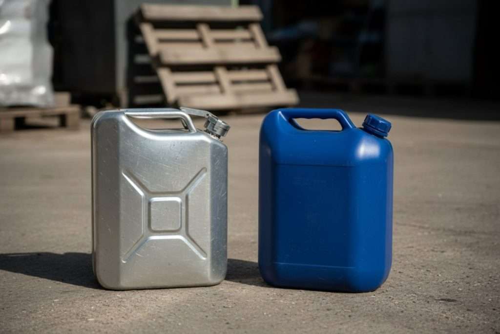 Jerrican métal ou plastique : lequel choisir ?